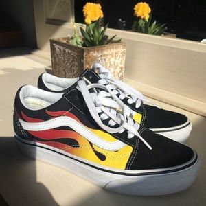 Flame Vans, gently worn